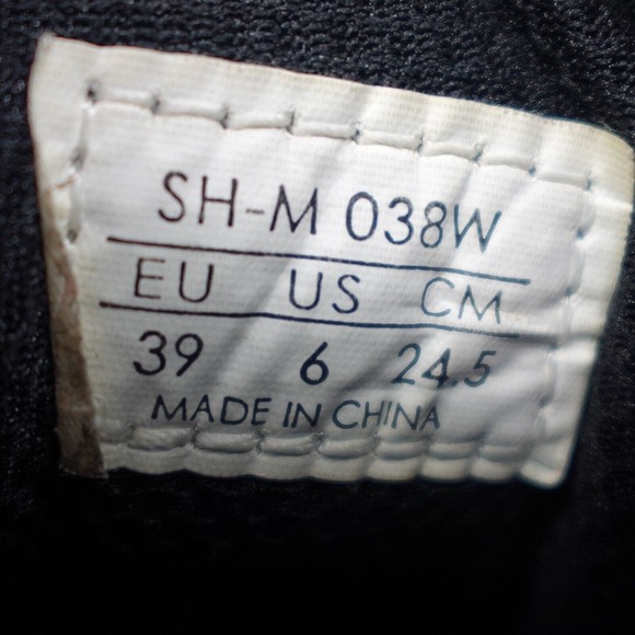 Shimano Mountain Bike Shoes Mens 6 Brown Black Suede Lace Up SH-M 038W - Picture 15 of 15